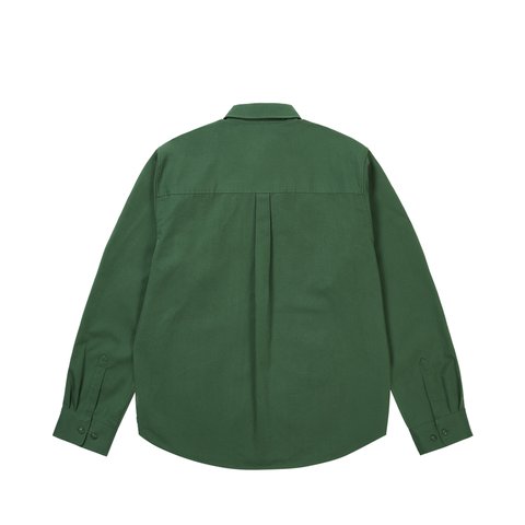 Palace COTTON TWILL OVERSHIRT WASHED GREEN - Colorway