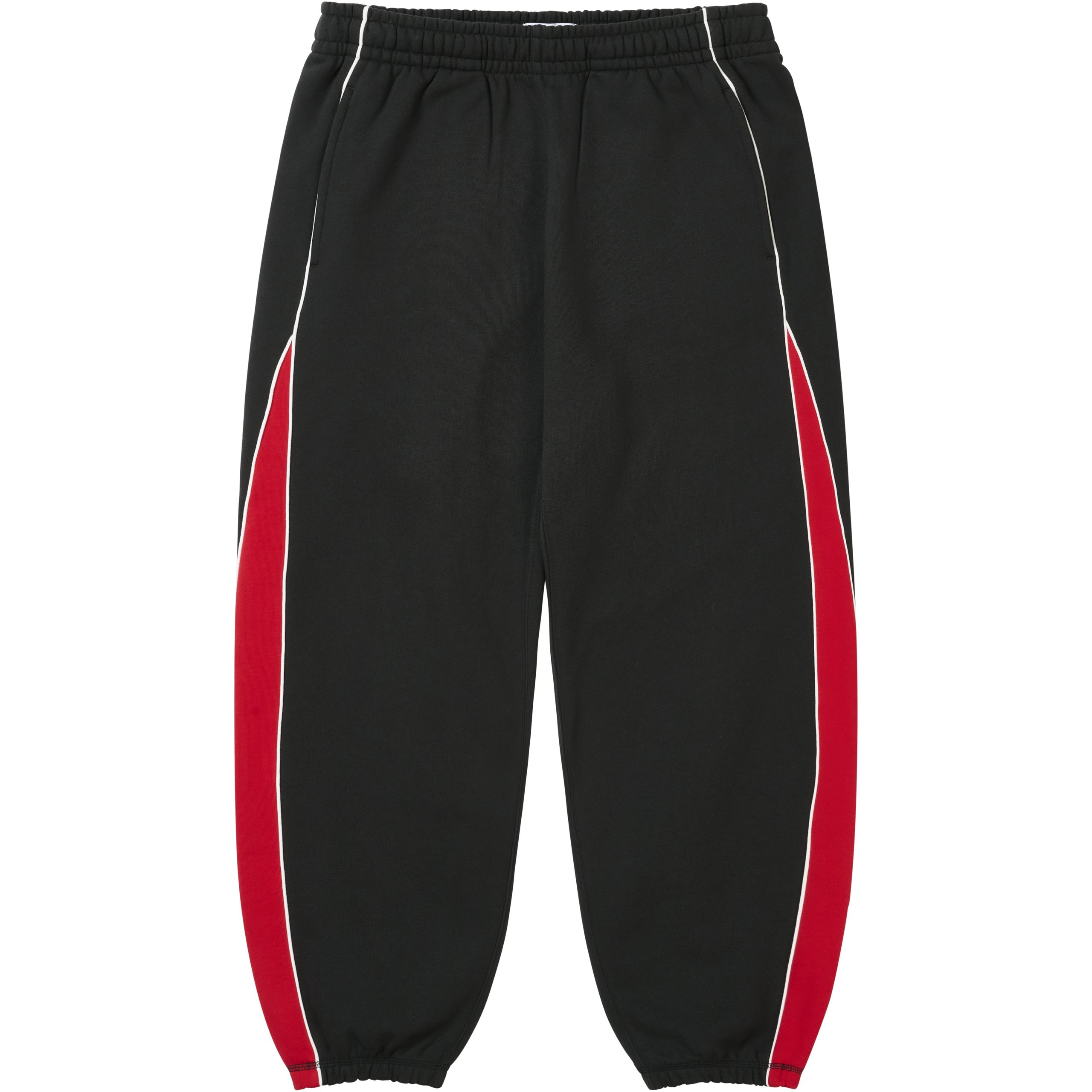 COURTSIDE JOGGER BLACK / TRUEST RED