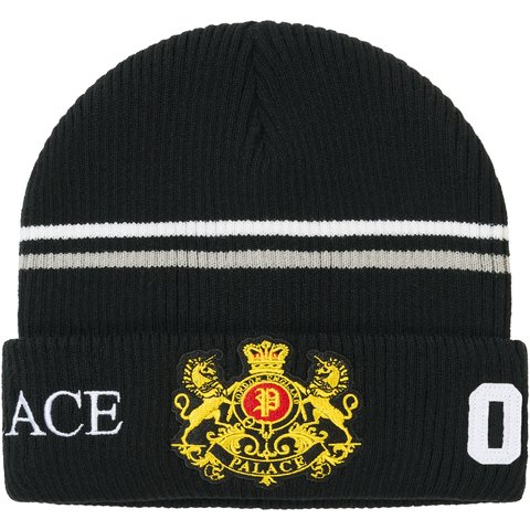 Palace ESTABLISHED BEANIE BLACK - $42.00