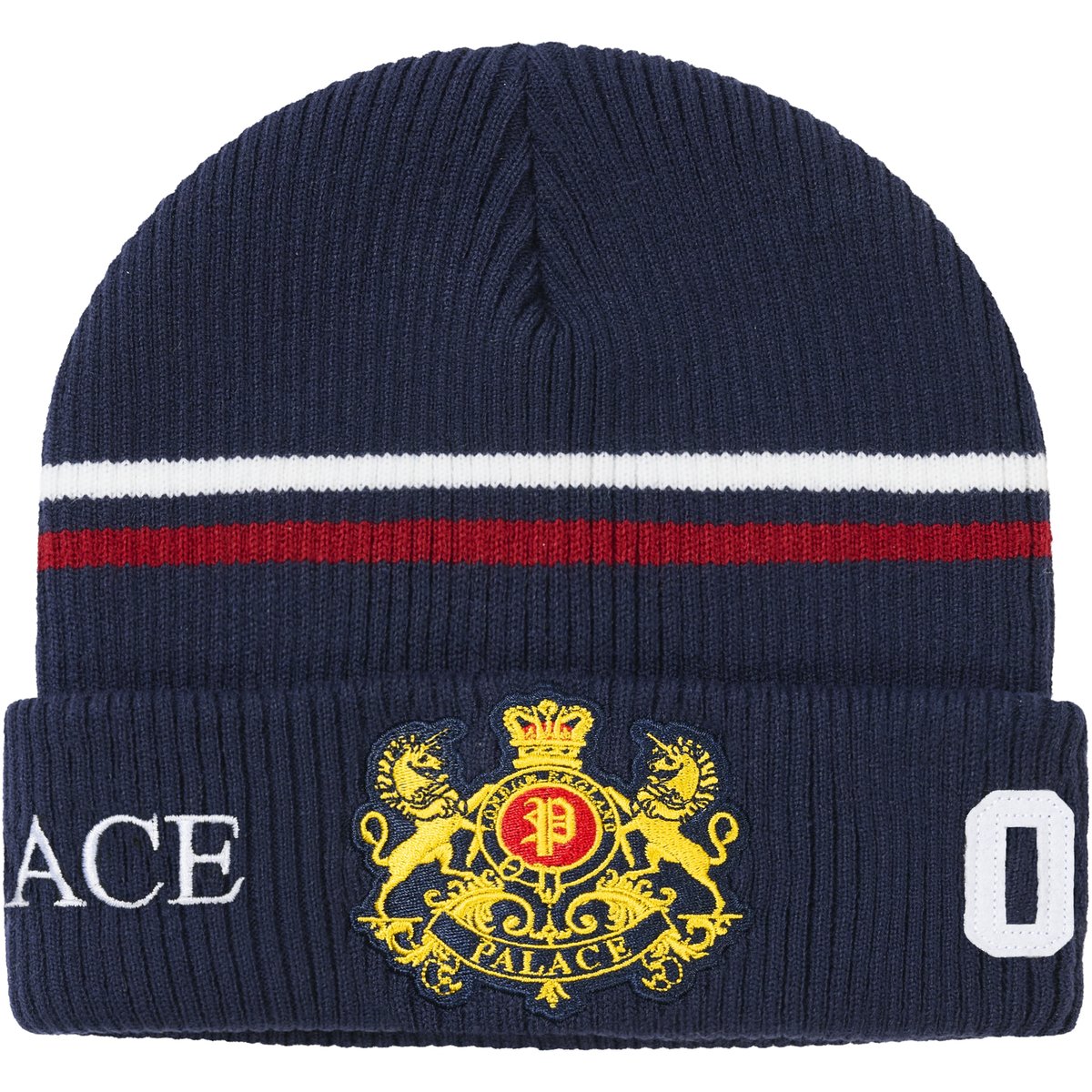 Palace ESTABLISHED BEANIE NAVY (Spring 2026) - $42.00