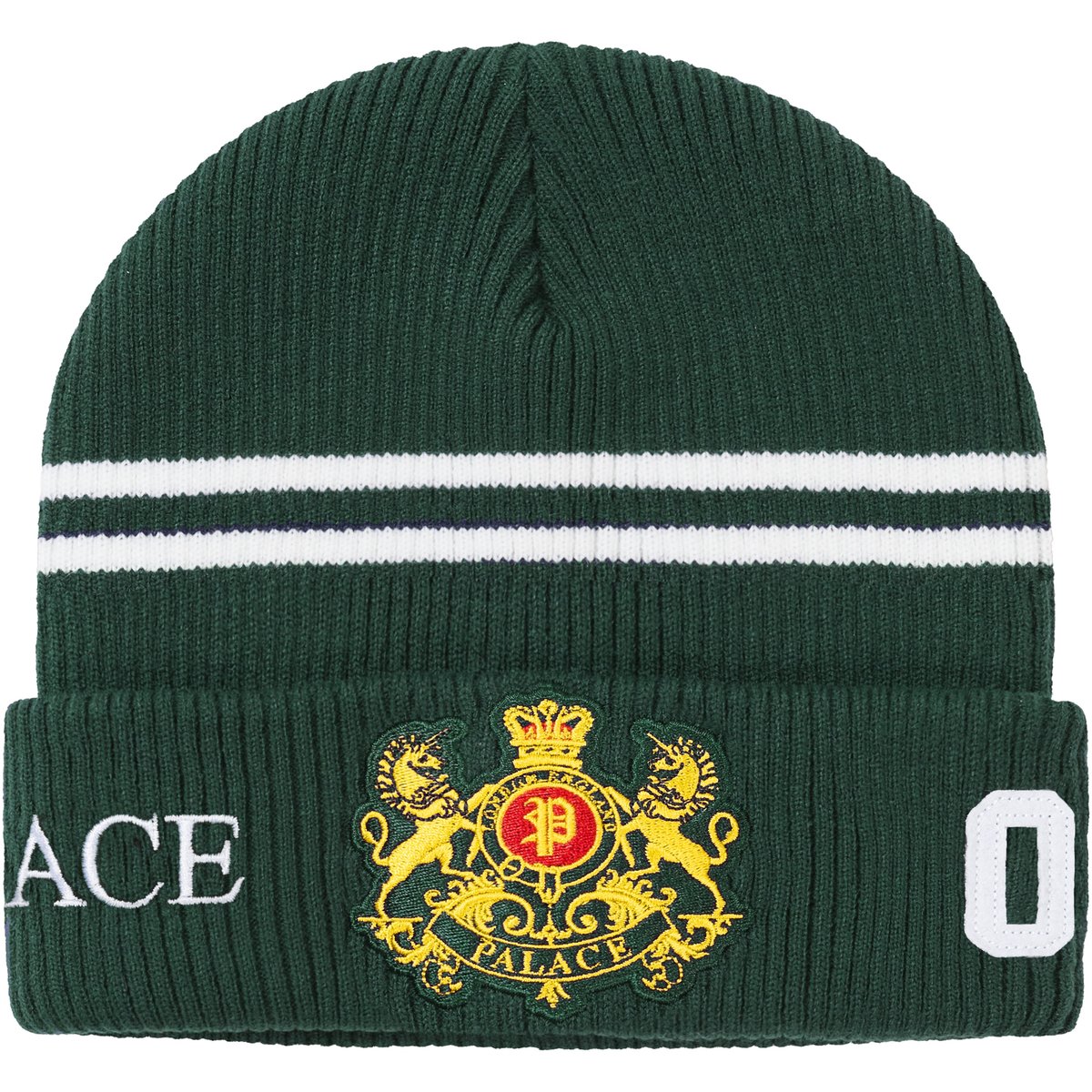 Palace ESTABLISHED BEANIE RACEY GREEN (Spring 2026) - $42.00