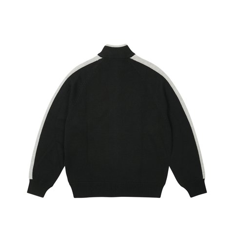 Palace ESTABLISHED ZIP FUNNEL KNIT BLACK - Colorway