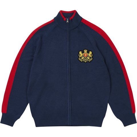 Palace ESTABLISHED ZIP FUNNEL KNIT NAVY - $198.00