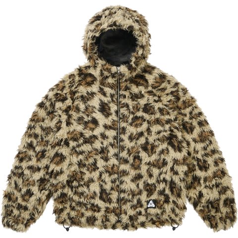Palace FURRY FLEECE JACKET LEOPARD - $258.00