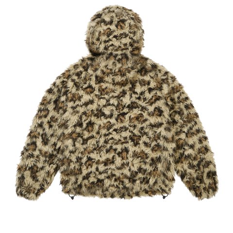 Palace FURRY FLEECE JACKET LEOPARD - Colorway