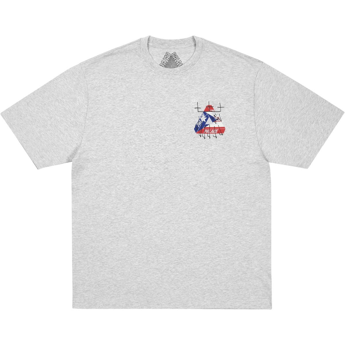 Palace KING TRI T-SHIRT GREY MARL (Spring 2026) - $48.00