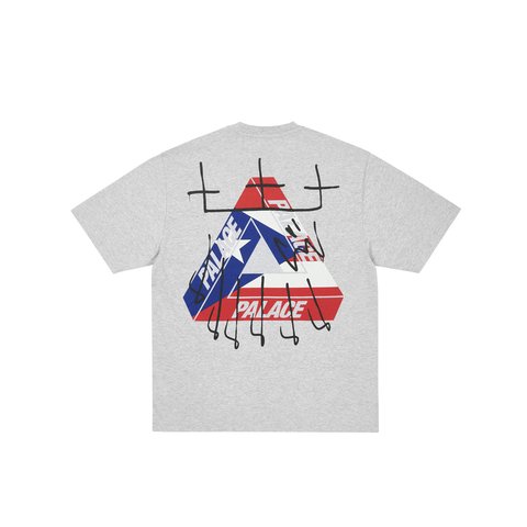 Palace KING TRI T-SHIRT GREY MARL - Colorway