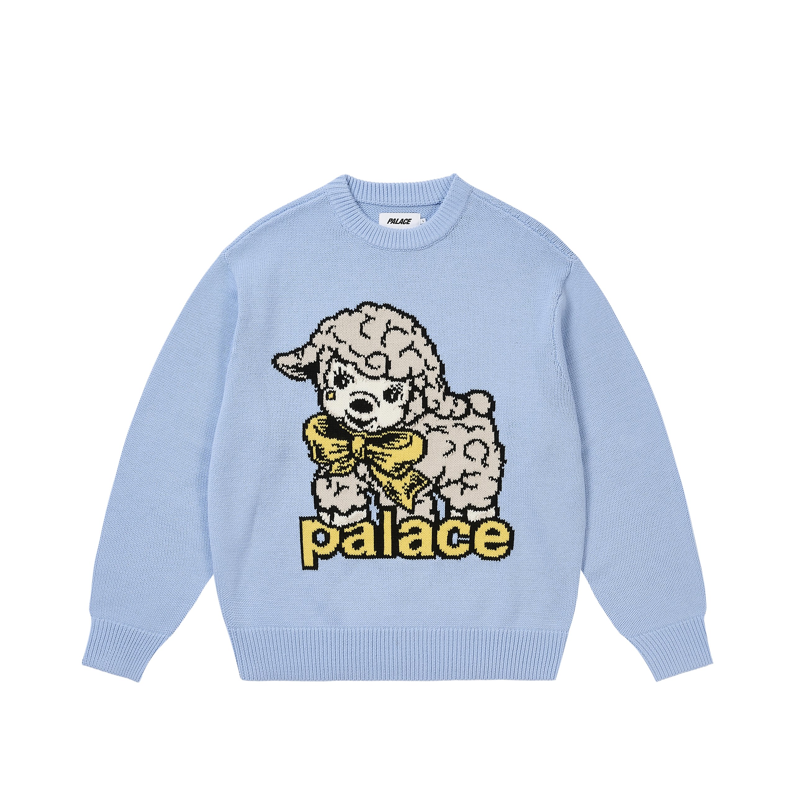 PALACE 犬用 ニット 2026aw LAMB KNIT SKYLINE BLUE - Spring 2026 - PalaceCommunity