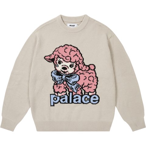 Palace LAMB KNIT WHITE