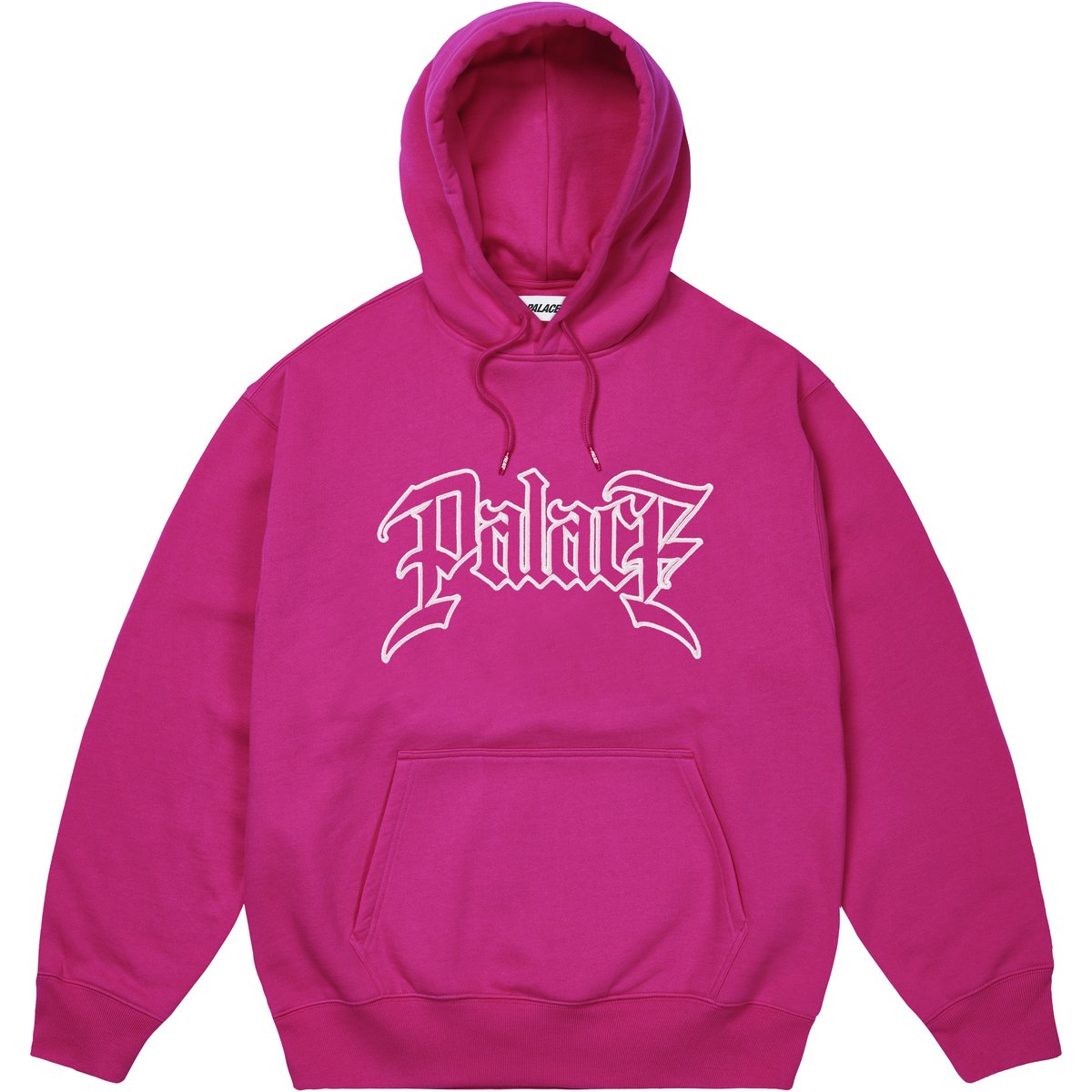 Palace LE SCRIPT HOOD HEAVY PINK (Spring 2026) - $168.00