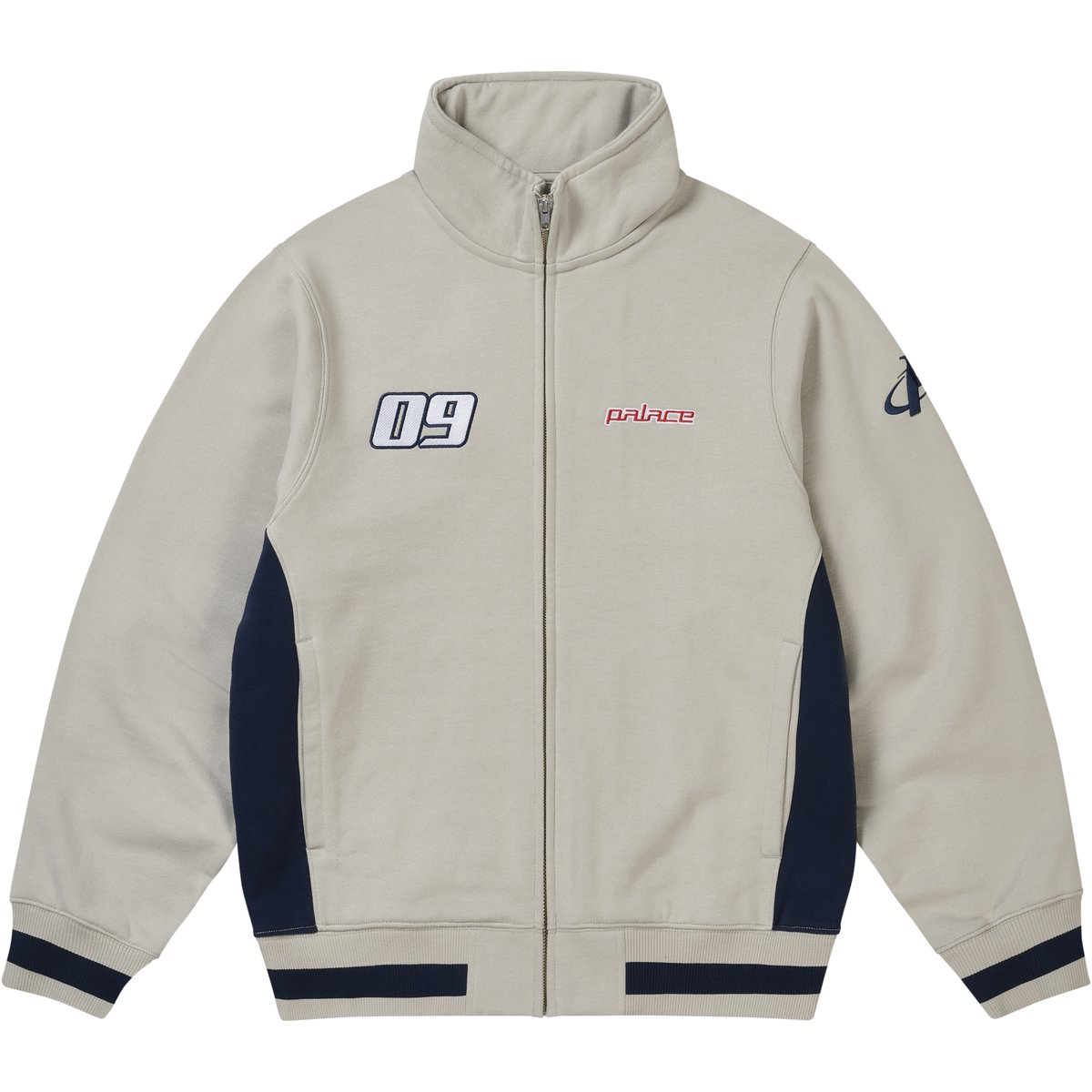 Palace LINKY ZIP FUNNEL CONCRETE GREY (Spring 2026) - $178.00