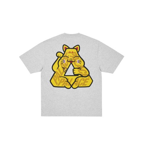 Palace LUCKY P3 T-SHIRT GREY MARL - Colorway