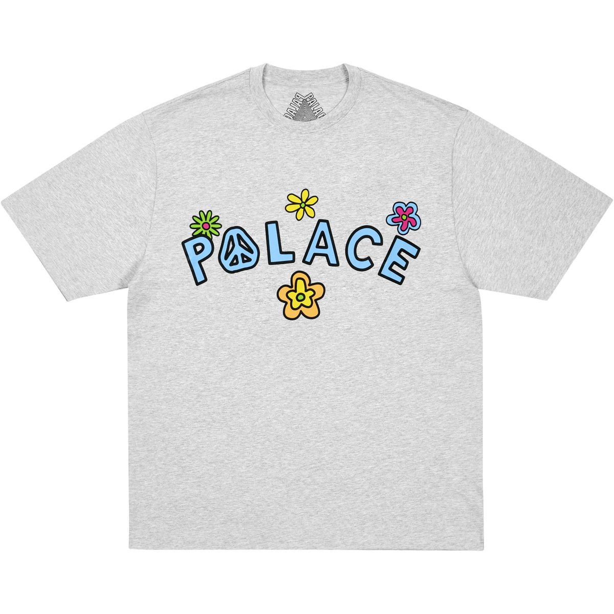 Palace ME MYSELF AND TRI T-SHIRT GREY MARL (Spring 2026) - $48.00