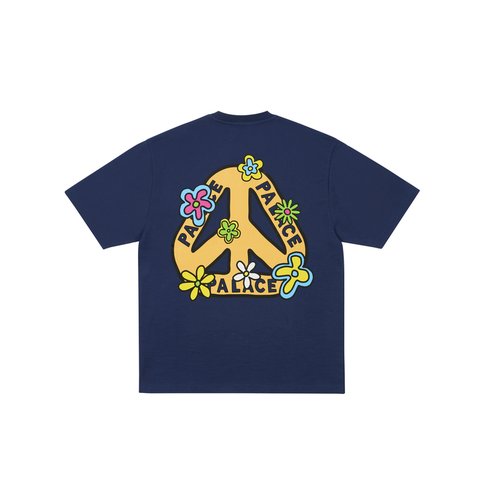 Palace ME MYSELF AND TRI T-SHIRT NAVY - Colorway