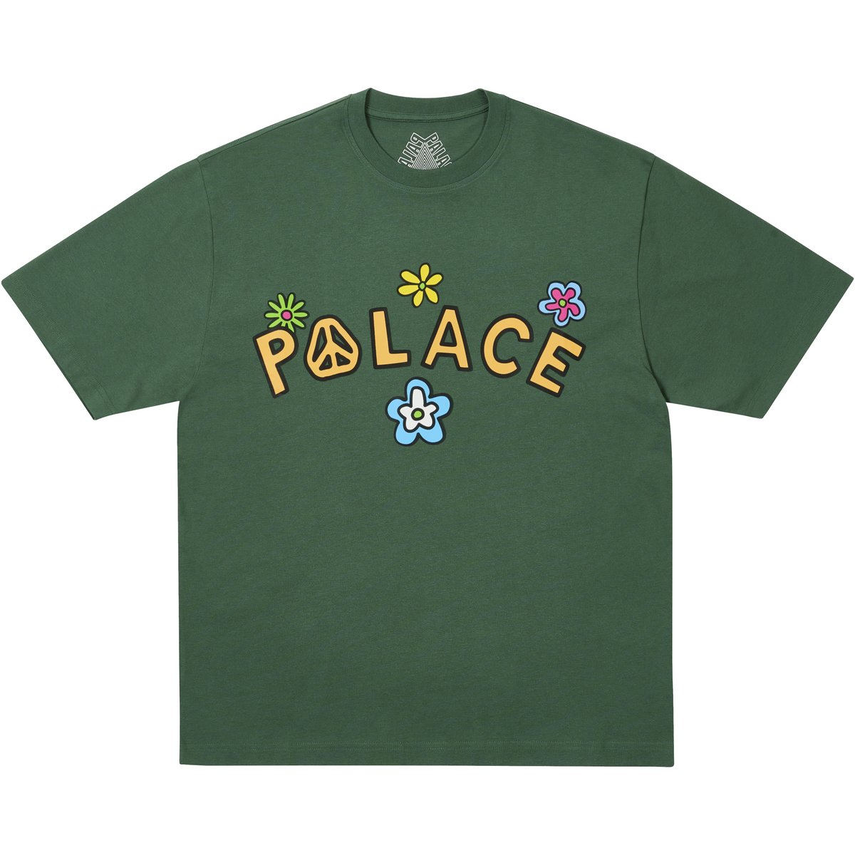 Palace ME MYSELF AND TRI T-SHIRT RACEY GREEN (Spring 2026) - $48.00