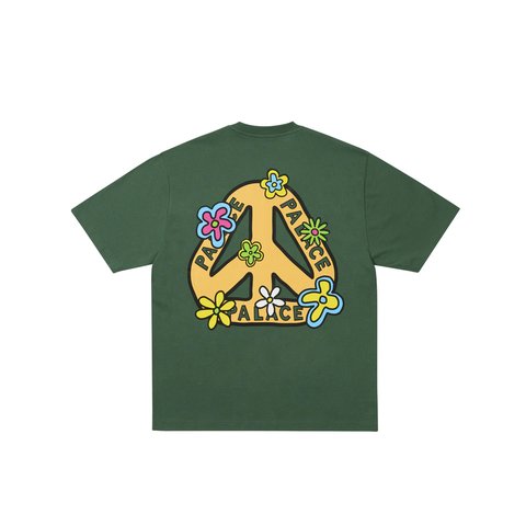 Palace ME MYSELF AND TRI T-SHIRT RACEY GREEN - Colorway
