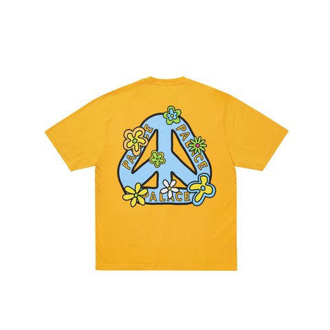 Palace ME MYSELF AND TRI T-SHIRT SUNNY YELLOW - Colorway