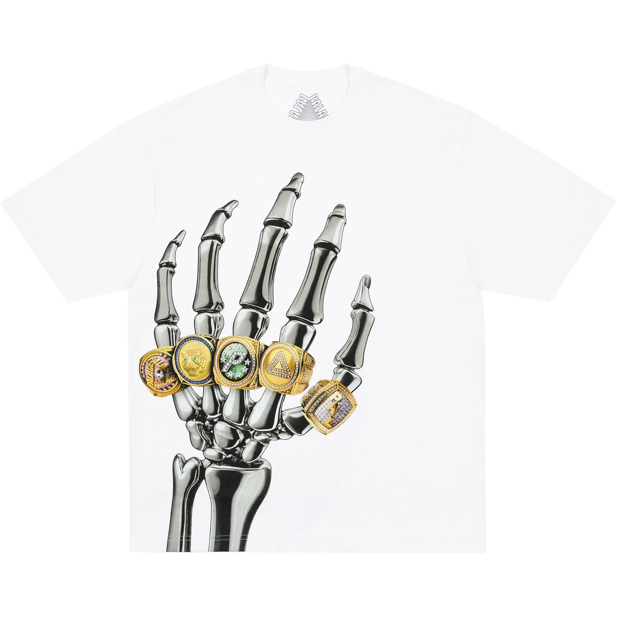 Palace MECHANICAL CHAMPION T-SHIRT WHITE (Spring 2026) - $48.00
