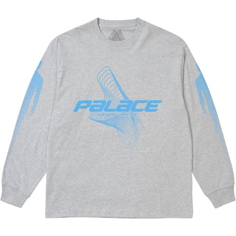Palace METAMORPHOSIS LONGSLEEVE GREY MARL - $58.00