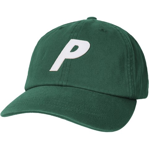 Palace P 6-PANEL GREEN - $48.00