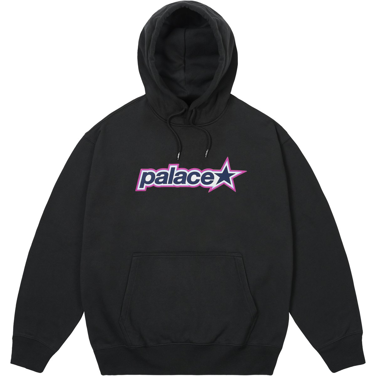Palace P STAR HOOD BLACK (Spring 2026) - $158.00