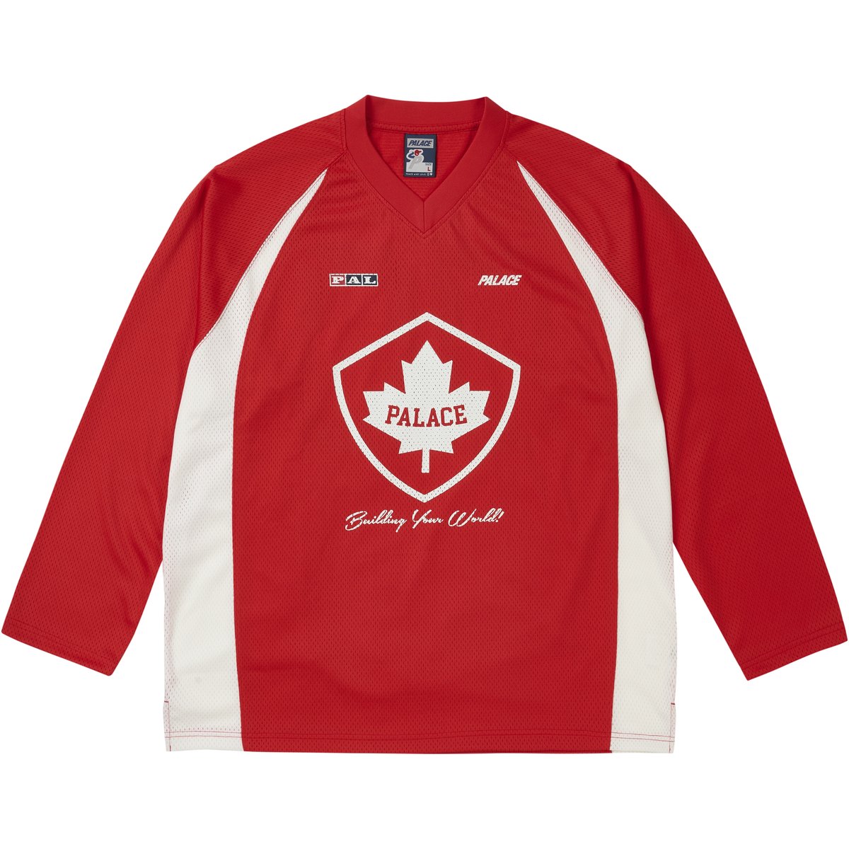 Palace PAL-ICE HOCKEY JERSEY RED (Spring 2026) - $158.00