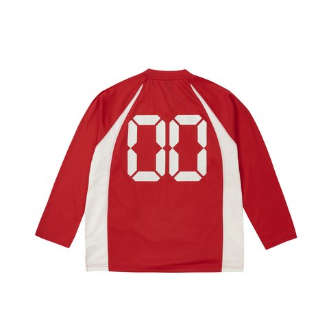 Palace PAL-ICE HOCKEY JERSEY RED - Colorway