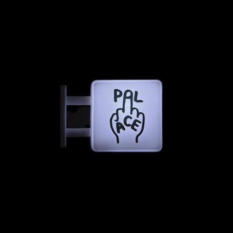Palace PAL-MART LED MAGNET WHITE/BLACK - Colorway