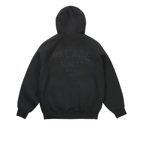 Palace PALACE SCHOTT BONDED FLEECE HOOD BLACK - Colorway