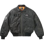 PALACE SCHOTT CWU 90'S FIT BOMBER JACKET BLACK
