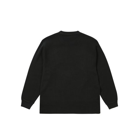 Palace PALACE SCHOTT WAFFLE LONGSLEEVE BLACK - Colorway