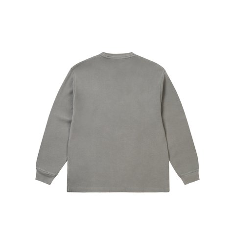 Palace PALACE SCHOTT WAFFLE LONGSLEEVE GREY - Colorway
