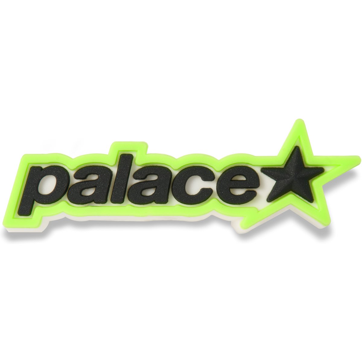 Palace P STAR PIN BADGE WHITE / GREEN (Spring 2026) - $8.00