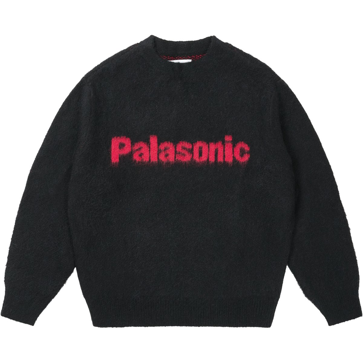 Palace PALASONIC KNIT CREW BLACK (Spring 2026) - $198.00