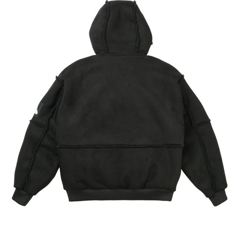 Palace PATCH ME UP SHEARLING JACKET BLACK - Colorway