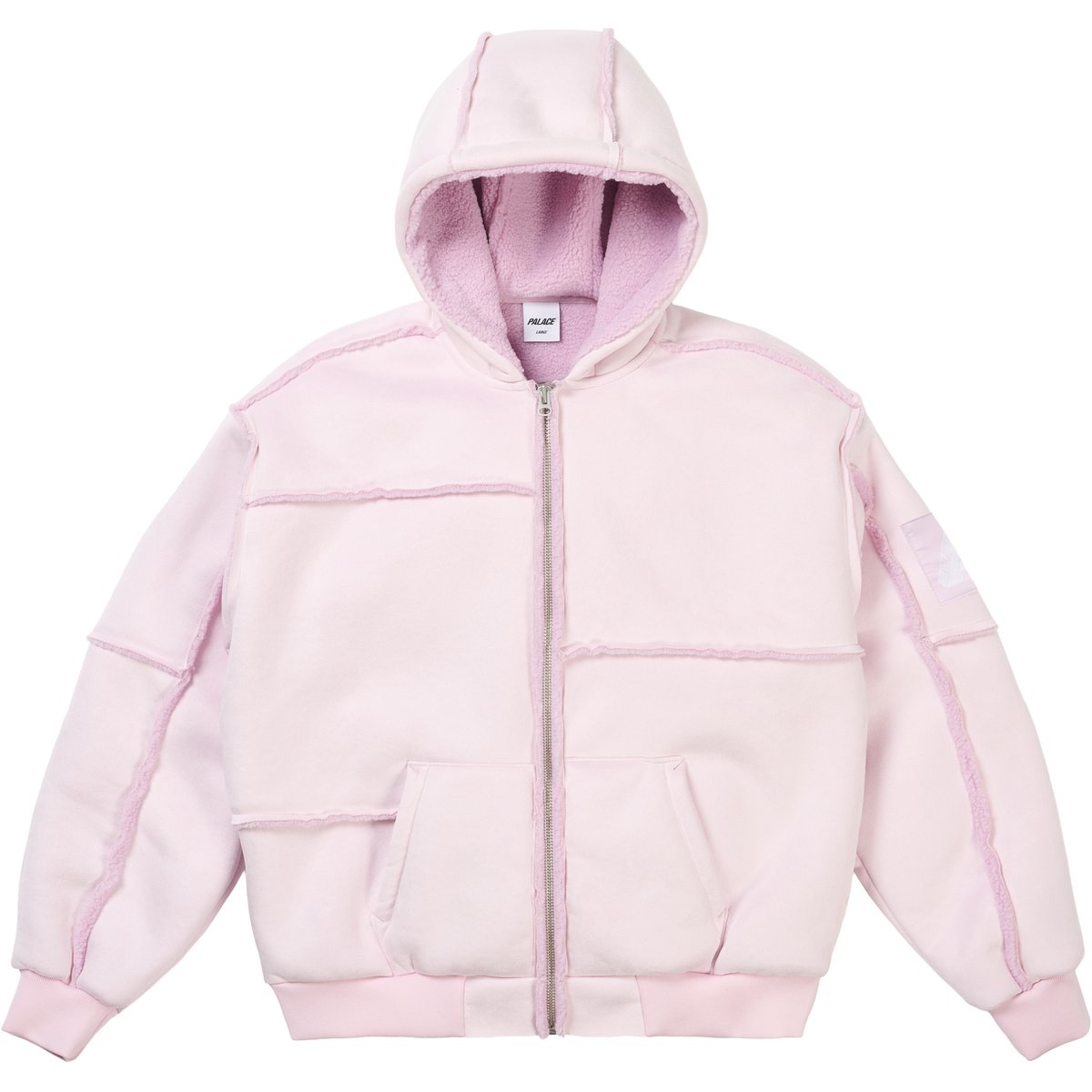 Palace PATCH ME UP SHEARLING JACKET SWEET PINK (Spring 2026) - $288.00