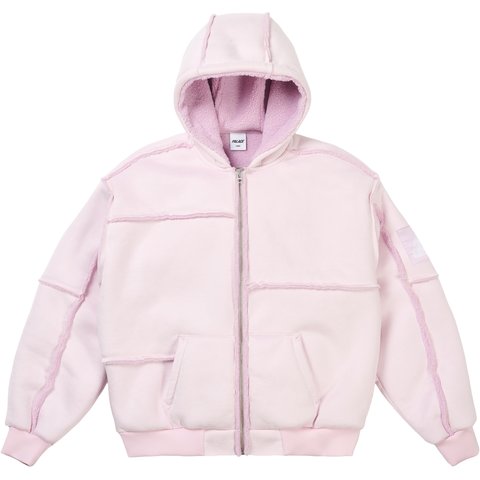 Palace PATCH ME UP SHEARLING JACKET SWEET PINK - $288.00