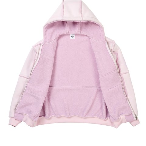 Palace PATCH ME UP SHEARLING JACKET SWEET PINK - Colorway