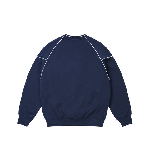 Palace PRO TEAM PIPED CREW NAVY - Colorway