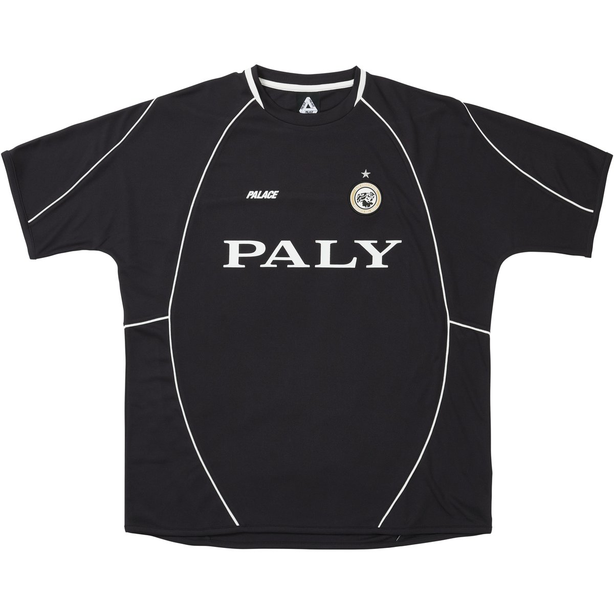 Palace PRO TEAM PIPED JERSEY BLACK (Spring 2026) - $148.00