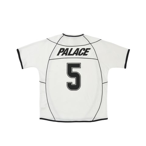 Palace PRO TEAM PIPED JERSEY WHITE - Colorway