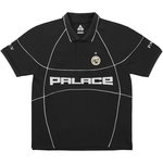 PRO TEAM PIPED POLO BLACK