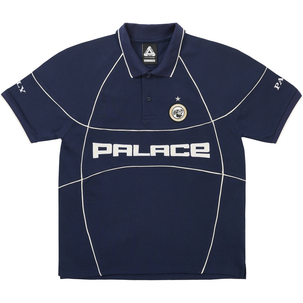 Palace PRO TEAM PIPED POLO NAVY (Spring 2026)