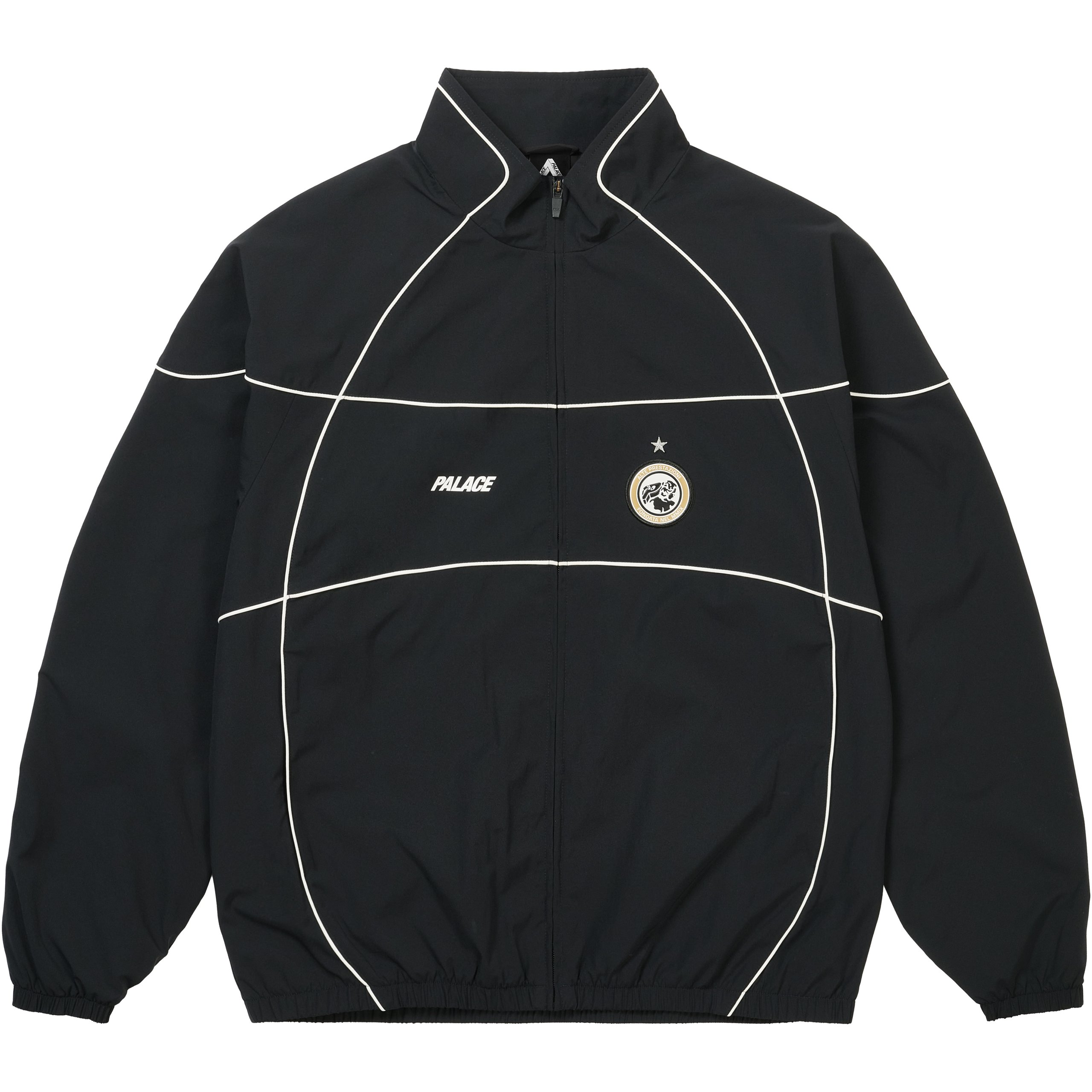 PRO TEAM PIPED SHELL JACKET BLACK