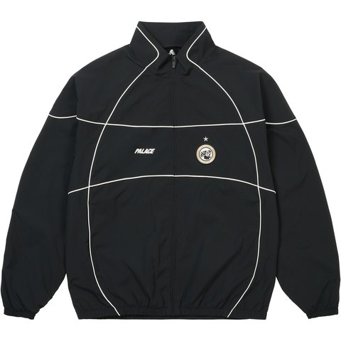 Palace PRO TEAM PIPED SHELL JACKET BLACK - $208.00