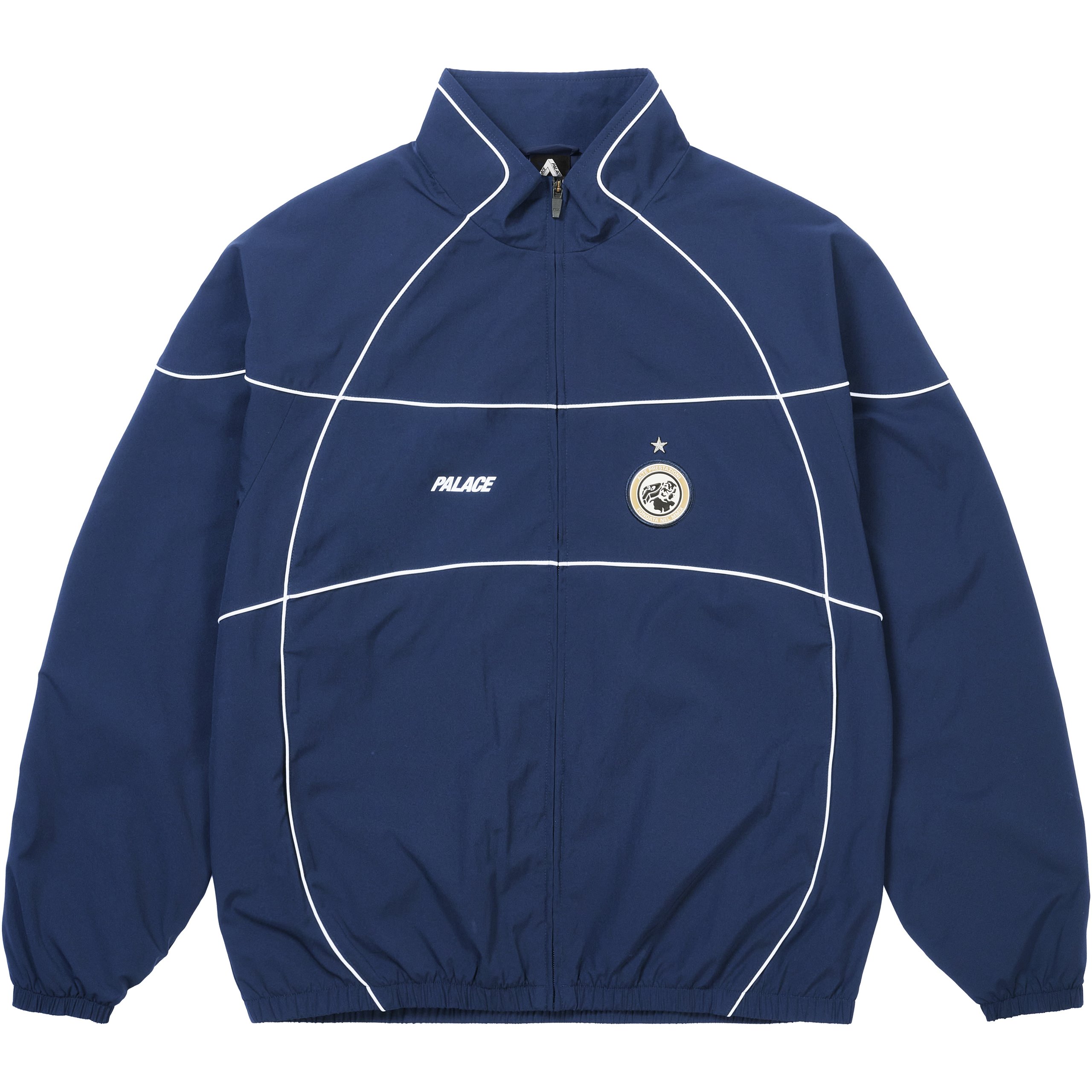 PRO TEAM PIPED SHELL JACKET NAVY