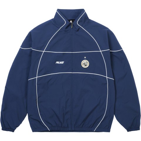 Palace PRO TEAM PIPED SHELL JACKET NAVY - $208.00