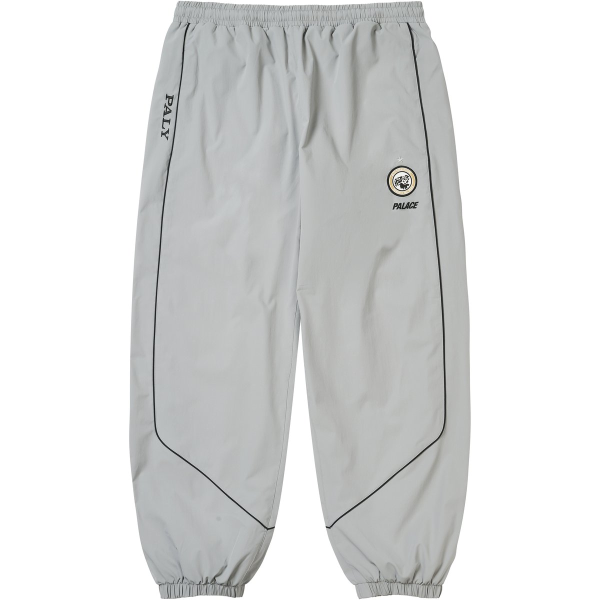 Palace PRO TEAM PIPED SHELL JOGGER GREY (Spring 2026) - $158.00