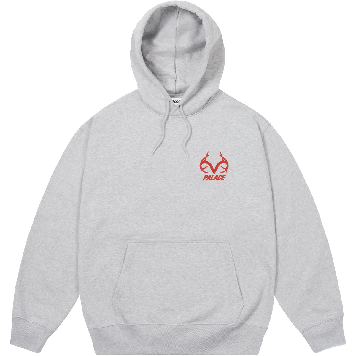 Palace REALTREE TRI-FERG HOOD GREY MARL (Spring 2026) - $178.00