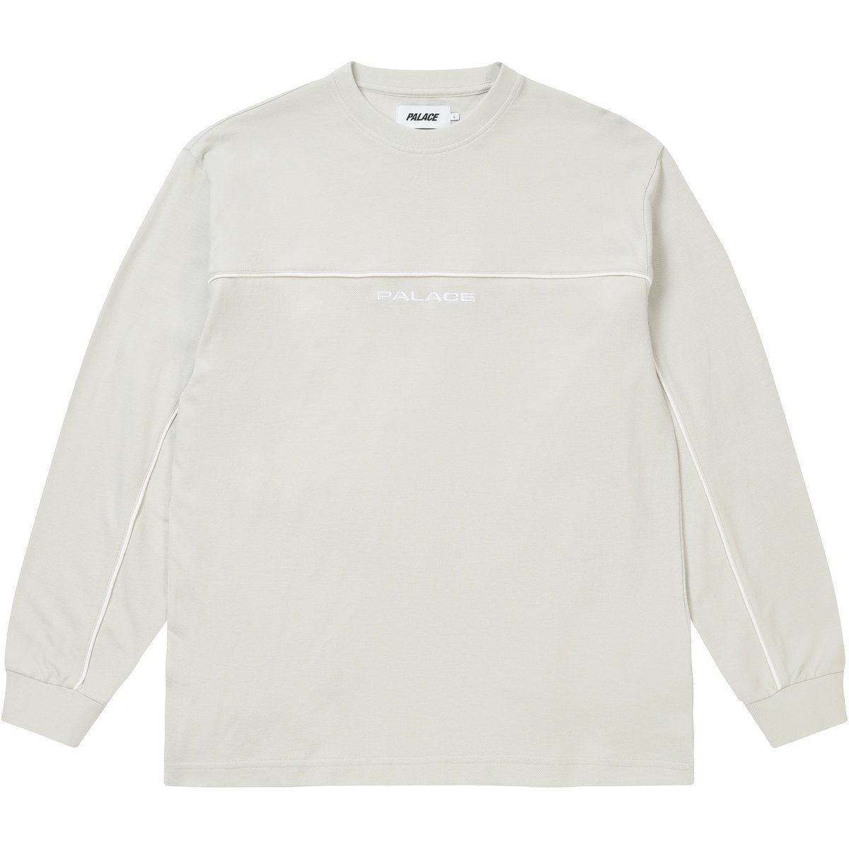 Palace RUN IT LONGSLEEVE CONCRETE GREY (Spring 2026)